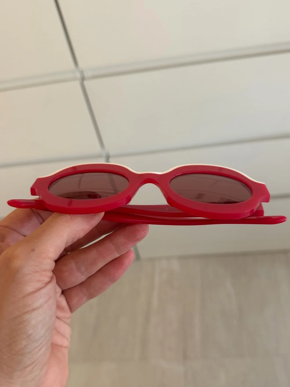 Women's Round Pink Fashion Sunglasses